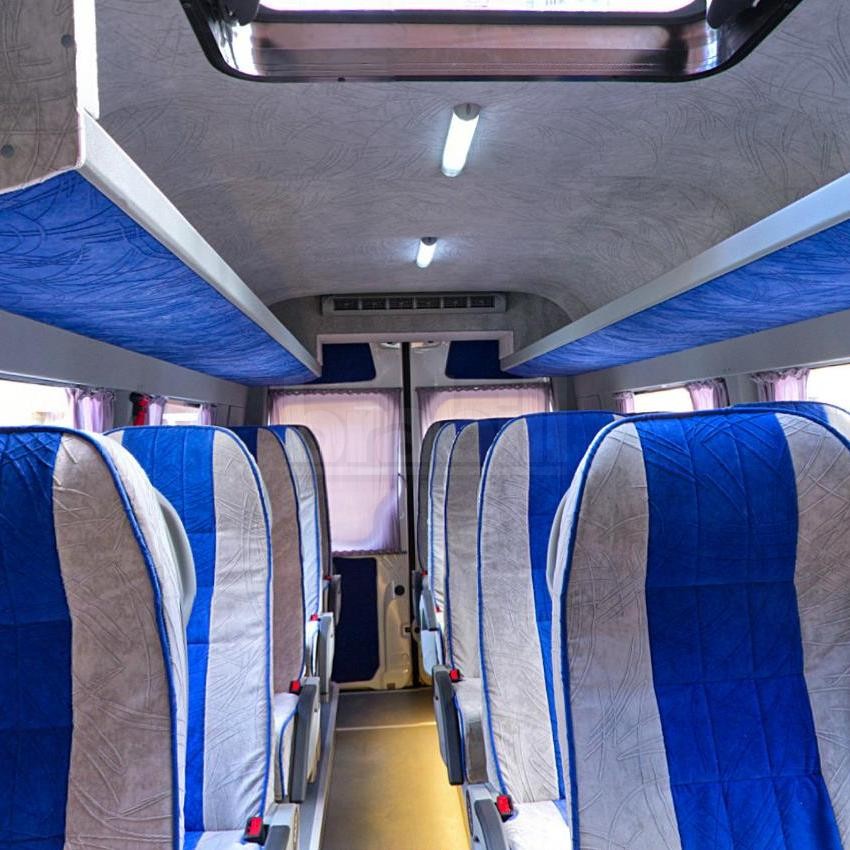 Переоборудование Volkswagen Crafter 50 в туристический микроавтобус (19+1)